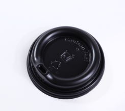 Black Plastic Lid | 12 oz | 100 pc